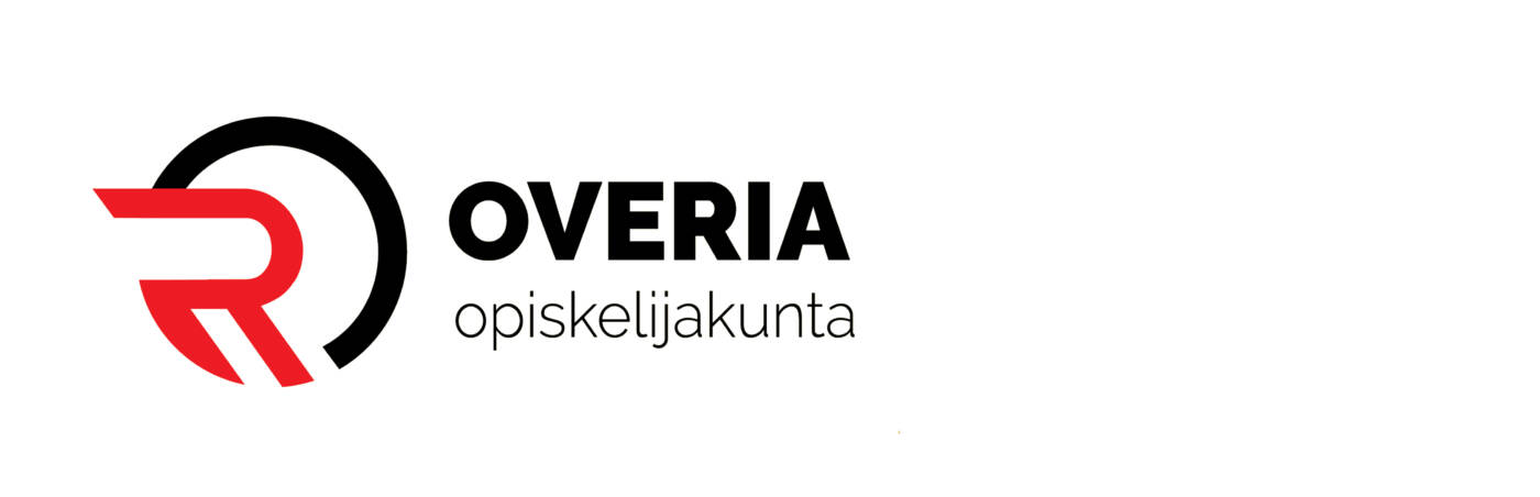 Overian logo valkoisella taustalla.