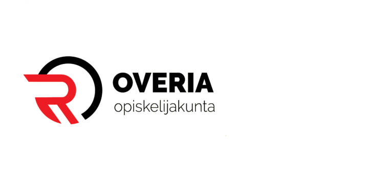 Overian logo valkoisella taustalla.