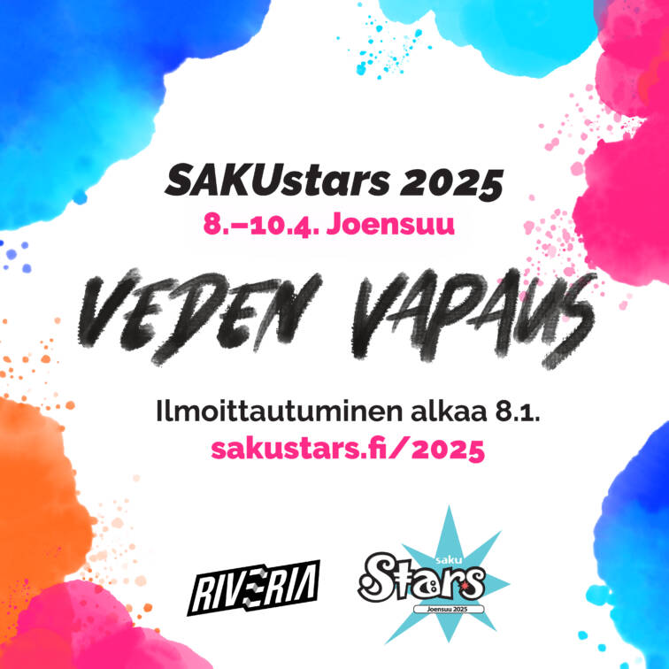 SAKUstars 2025 ilmoittautuminen alkaa