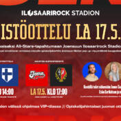 Joensuun Maila All stars -ottelun mainos